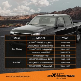 maXpeedingrods Steering Stabilizer For Chevy GMC SUV Pickup 1999-2006 0-3" Lift