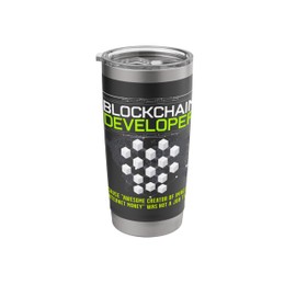 Blockchain Technology Cryptocurrency Day Trader Crypto Stainless Steel Insulated Tumbler
