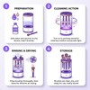 Electric Makeup Brush Cleaner, Automatic Spinner Laundry Washing Machine (Matte