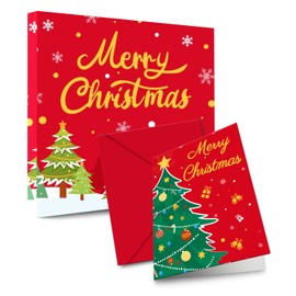 HAPPYPOP Christmas Gifts Stocking Socks For Boys Girls - Secret Santa Socks Candy Socks Xmas Calf Stocking Stuffers for Kids 4-6 Years With Greeting Card