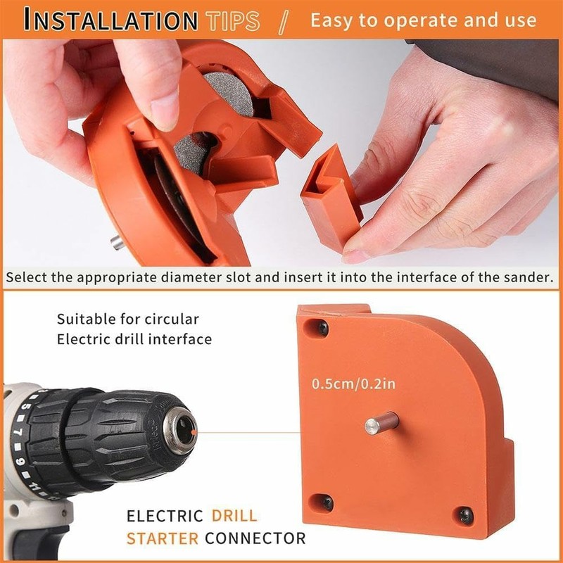 Multipurpose Electric Drill Bits Grinding Sharpener Wear Resistant Diamond Grinding