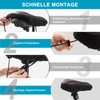 TECHCYC Bicycle Saddle Cover, Double Layer Memory Foam Bicycle Seat