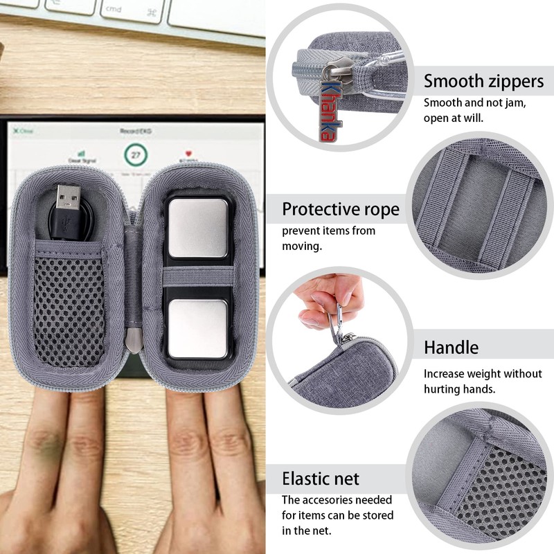 Khanka Hard Case Replacement for AliveCor Kardia Mobile ECG/KardiaMobile 6L