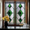 Stained Glass Style Leaf Window Film Window Privacy Film Stained