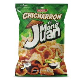 Jack'n Jill Chicharron Ni Mang Juan 3.17 Oz / Pack of 2 (Sukang Paombong ( Vinegar Flavour))