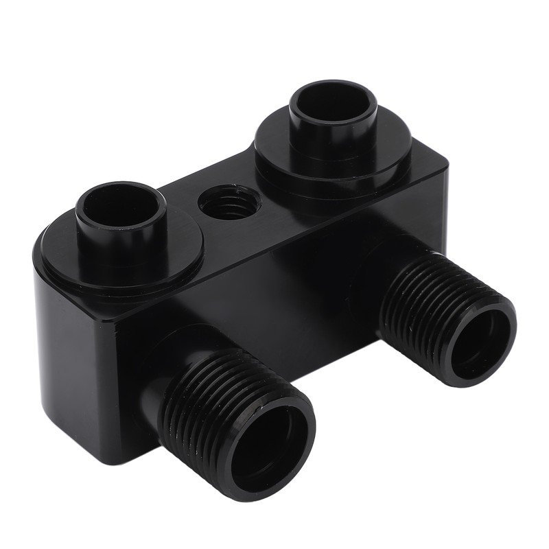 AC Compressor Fitting 90° Turn Angle 6061‑T6 Billet Aluminum Alloy