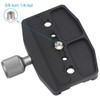 90mm Universal Quick Release Clamp for Arca-Swiss Clamp, Tripod Ball