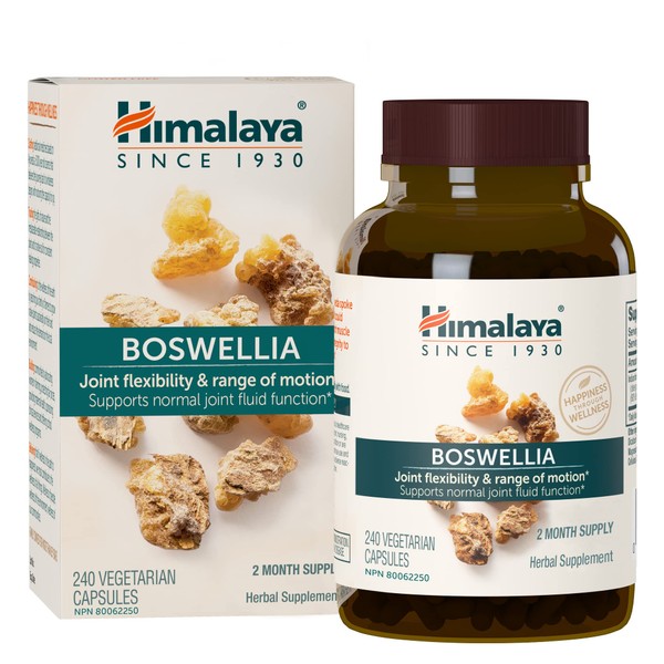 Himalaya Boswellia, Joint Support for Mobility and Flexibility, Promotes Tissue Preservation, 250 mg, 240 Capsules, 2 Month Supply