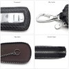 VSLIH Universal Genuine Leather Car Key Fob Case