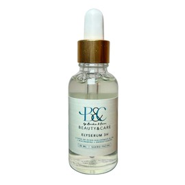Elyserum - Serum Facial con 3 tipos de Ácido Hialúronico | Niacinamida Vitamina B3 + Energetizantes Cafeína y Taurina | Anti-Edad, Reduce Arrugas, Manchas Oscuras y da un Boost a la elasticidad de la piel - 30 ml