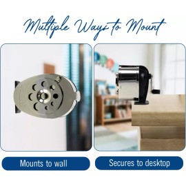 EXTRIC Pencil Sharpeners, Manual Pencil Sharpener Desktop and Wall Mount Pencil Sharpen