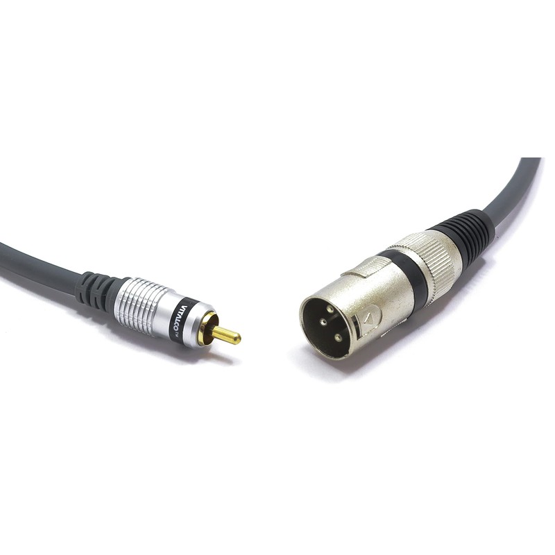 VITALCO XLR Male to RCA Mono Cable 1.5 m Microphone