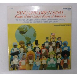 SING CHILDREN SING SONGS OF THE UNITED STATES VINYL TC 1558