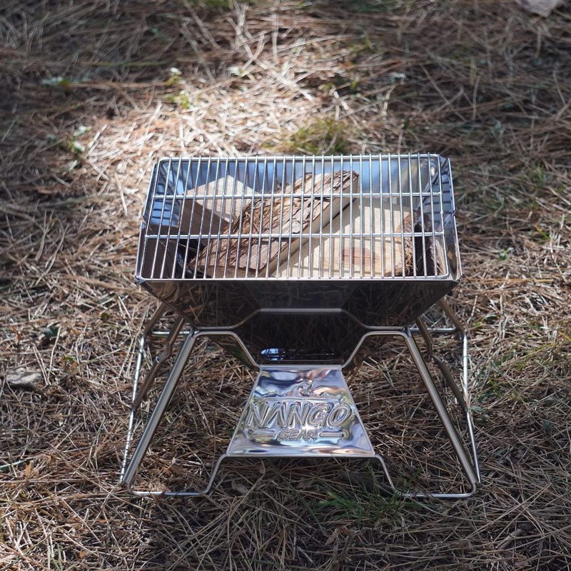 NANGOGEAR 11107-W (MT-2-W) Hard Lost Grill Net for Bonfire Stand,