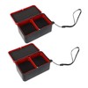 Kisangel Fishing Bait Cooler 2pcs Insulated Fish Container for Red