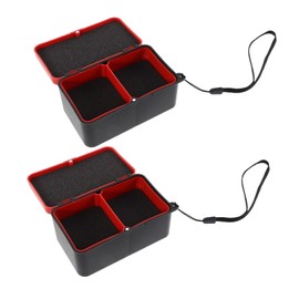 Kisangel Fishing Bait Cooler 2pcs Insulated Fish Container for Red Breathable Design for of Fishing