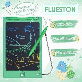 FLUESTON Toys LCD Writing Tablet Toddler,Toys for Boys Girls 3 4 5 6 7 8year,8.8 Inch 1pcs in 1 Pack Drawing Pad Toy Christmas Birthday Gifts for Kids,Drawing Tablet Doodle Board Cute Dinosaur