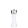 Zassenhaus Augsburg Pepper Grinder Mill, 7-Inch, Gloss White with Stainless