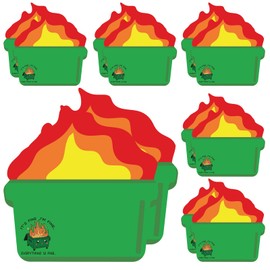 12 Pcs Dumpster Fire Post it Notes Employee Appreciation Gifts Notepads Funny Office Decor Everything is Fine Paper Pads Reminders Memos for Coworker Teacher Staff Friends