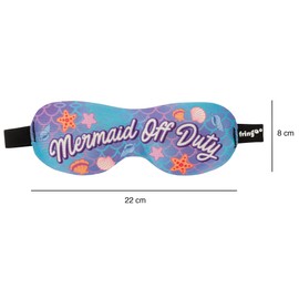 FRINGOO® Sleep Mask Adjustable Comfortable Strap for Women Men Travel Nap 100% Blackout 3D Contoured Comfortable Ultra Soft Sleeping Eye Mask & Blindfold (Mermaid Off Duty)