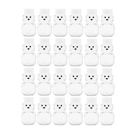 Clearview - 2 Ounce Honey Bears with White Screw Top Lid - 24 Pack (2 oz. bear, 24pk, white)
