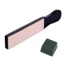 WUTA Leather Whetstone Whetstone Sharpener Polishing Wooden Base Paddle Strop