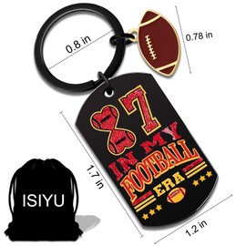 isiyu Christmas Gift For Boyfriend Easter Gifts For Teens Gifts For Teen Boys High School Graduation Gift For Guys In My Football Era Inspirational for Sports Motivational Accessory