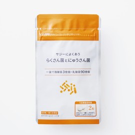 サジーによくあう らくさん菌とにゅうさん菌 フィネス サプリメント 酪酸菌 乳酸菌 オリゴ糖 60粒 約30日分