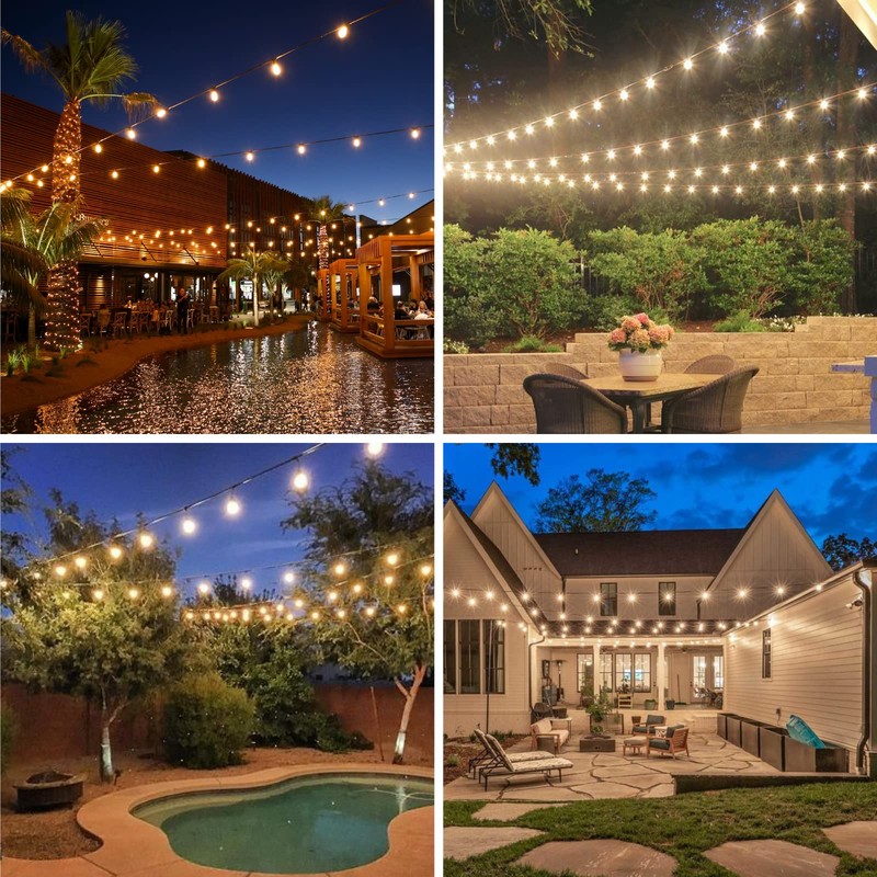 Meconard 48 Pack S14 LED String Light Bulbs, 1 Watt