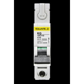 SQUARE D 10 AMP TYPE C 10 kA MCB CIRCUIT BREAKER KQ 10C110