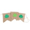 GOER St. Patrick's Day Irish Shamrock Garland Banner for St.