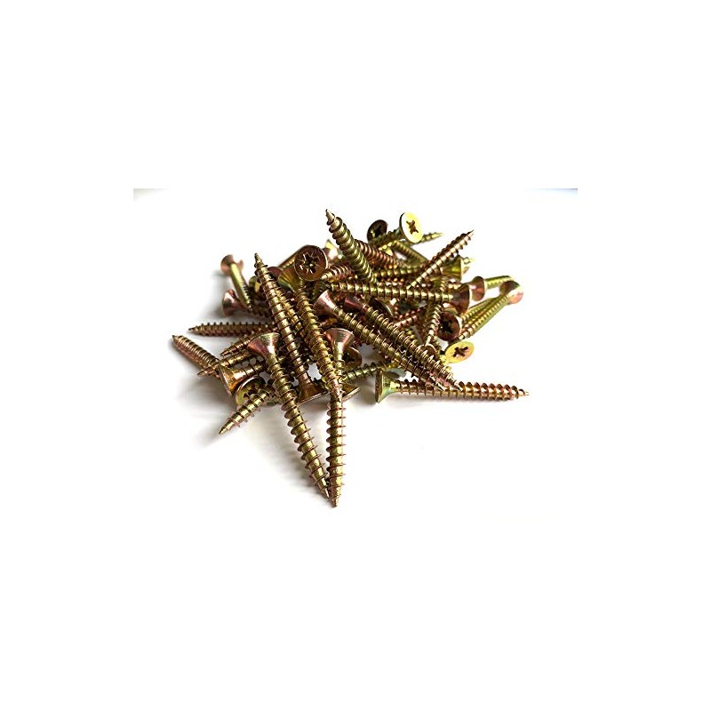 Multi-Purpose Single Thread Screws | 5.0 x 25mm | Zinc