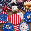 4th of July Party Supplies Set, Patriotic Theme Kit for