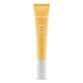 Aqualogica Glow+ Under Eye Gel | Helps Reduce Dark Circles, Puffiness & Wrinkles | Deeply Hydrates Delicate Eye Skin | Enriched with Papaya & Vitamin C | 0.71 Oz/20g