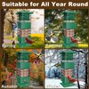 Squirrel Proof Bird Feeder, 3LBS Hanging Bird Feeders for Outdoors,