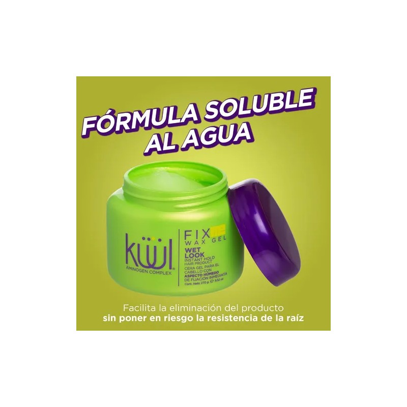 Gel Para Peinar Kuul Fix Me Wax Gel 270ml