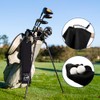 WUUCKOO It's Time to Par-tee Embroidered Golf Towel, Funny Golf