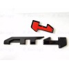 Auto Front Grill Gloss Black AT4 OVERLAY Emblem 2023+ Sierra