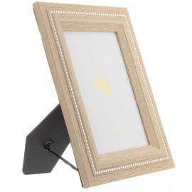 Lawrence Frames 5x7 Whitmore Frame - Natural Ash with Silver Bead