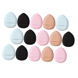 FRCOLOR 15Pcs Mini Finger Makeup Puff Drop Shaped Powder Sponges for Foundation Soft Gentle for Easy Application for Dry Wet Use for Makeup Enthusiasts
