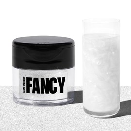 Fancy Sprinkles Diamond White Premium Edible Glitter, 100% Edible Glitter for Sparkling Food & Drinks No Taste or Texture (4gm)