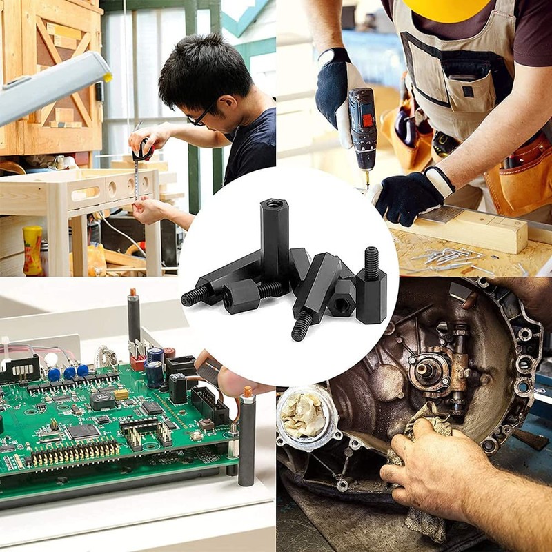 M3 Screw Nut Assortment Kit, Set of 320 Nylon Screw