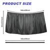 Homakover Sink Curtain, Self Stick Adhesive Waterproof Fabric Under Sink