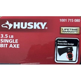 Husky 3.5 LB Single Bit Axe Fiberglass Handle