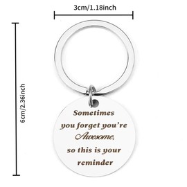 BOMEON Inspirational Gifts for Women: Keyrings, Sister & Colleague Gifts, Christmas & Best Friend Birthday Ideas