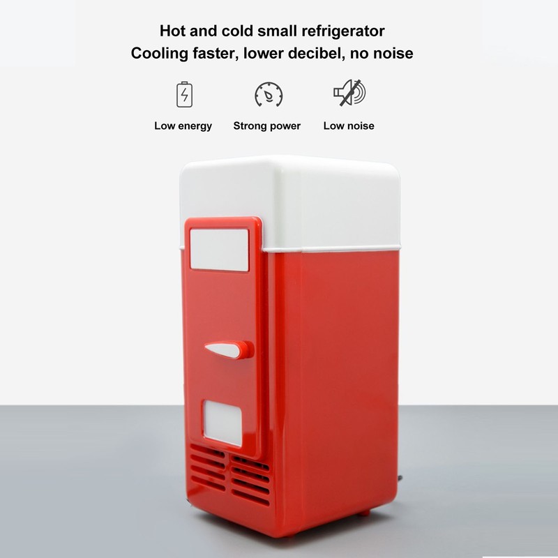 USB Mini Fridge Refrigeration Heating Freezing Travel Car Fridge Beverage