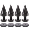 Flushbay 4-Piece Set Speaker Spike M6 Black Audio Speaker Insulator