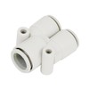SK11 KQ2U10-12A One-Touch Pipe Fitting, Different Diameter Union Wy, Applicable