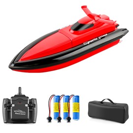 800 Remote Control Boats 2.4G 20km/h RC Boat RC Toy Gift for Kids Adults Boys Girls with Bag 3 Battery