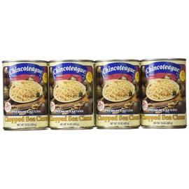 Chincoteague Seafood Chopped Sea Clams, 15-Ounce Cans (Pack of 12)